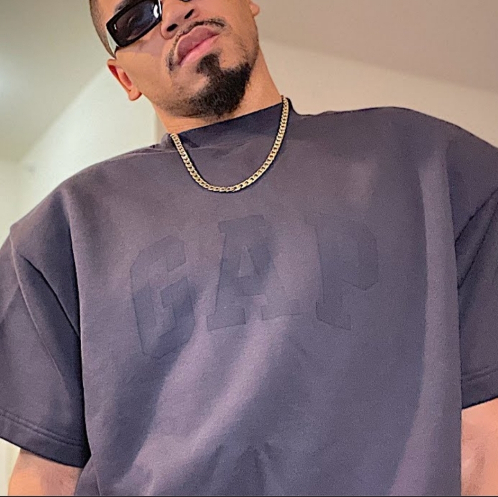 Yeezy GAP Short Sleeve Sweatshirt w/ Padded Shoulders